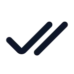 Checks Double V SVG Icon